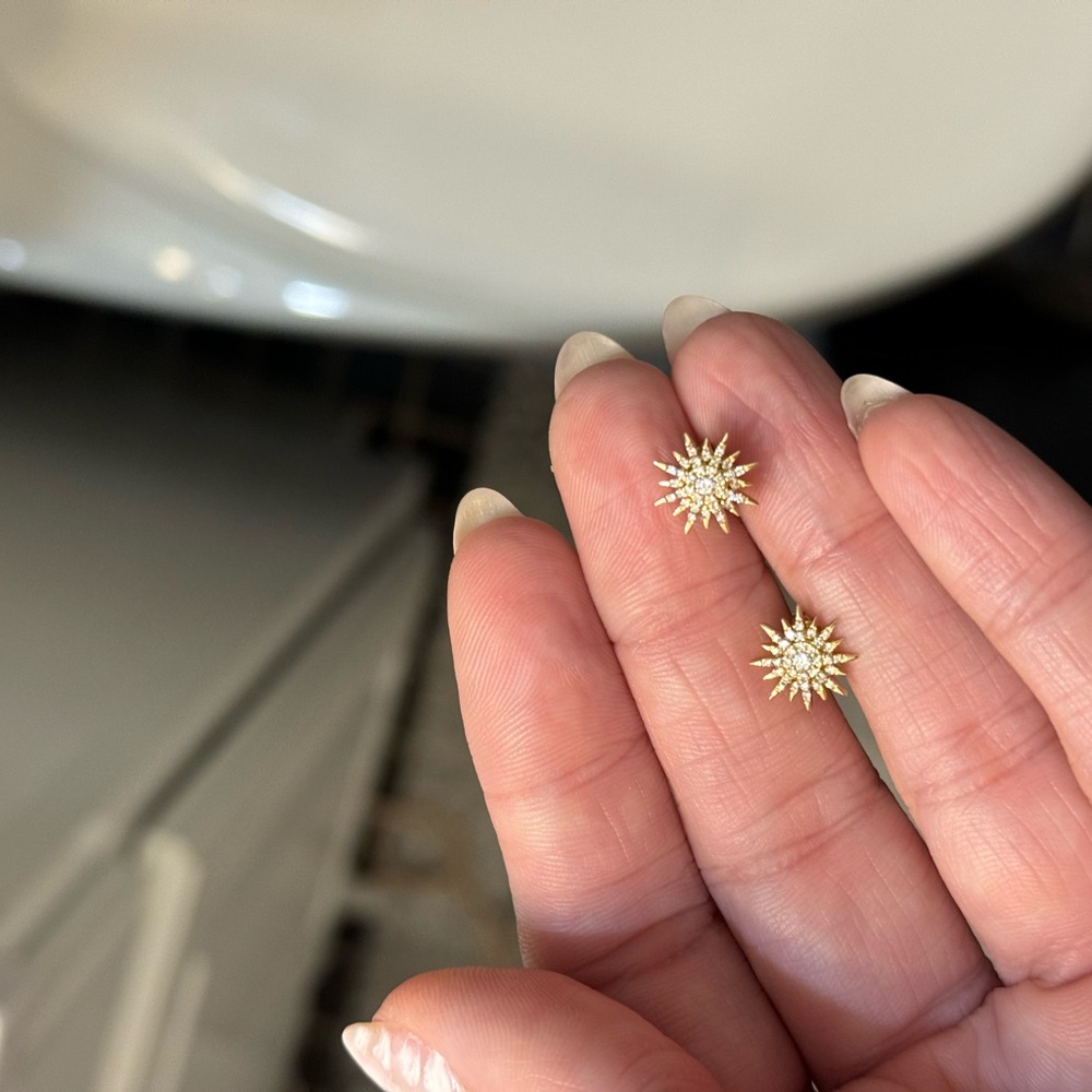 Starburst Diamond Studs